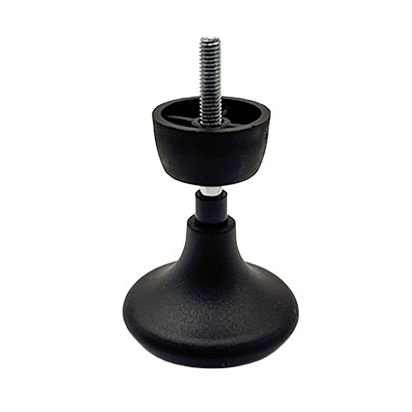 Bed Leg With Glide Foot - Screw In - 95mm High