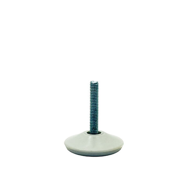 Grey Furniture Leveling Glide - 40mm Dia - M6 Thread