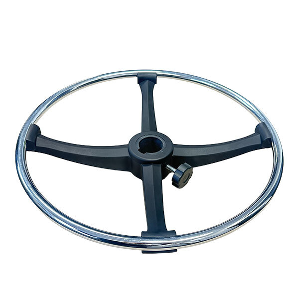 Adjustable Chair Footring - Round Tube in Chrome - 2 Sizes