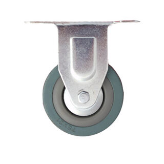 Light Industrial Thermoplastic Castor Wheel and Polypropylene Rim - Fixed Plate