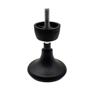 Bed Leg On Glide Foot - Screw In - 85mm High