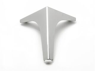 Metal Furniture Leg with Square Edge