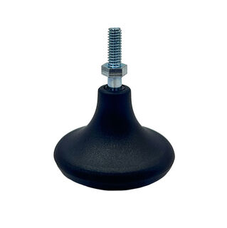 Mushroom Shaped Furniture Glide - Threaded Rod