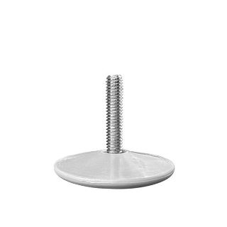 Grey Furniture Leveling Glide 57mm Dia | 5/16 Thread