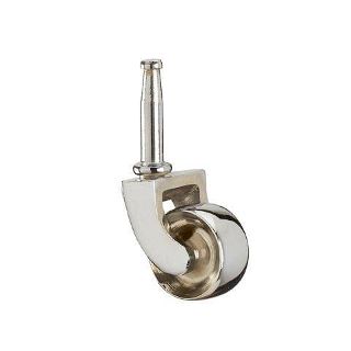 Brass Castor in Chrome Colour with Grip Neck