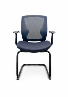Black Aero Visitors Chair