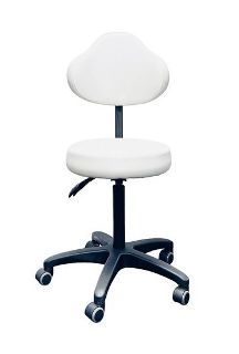 White Medical Stool